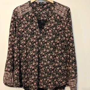 Lucky Brand Split-neck top